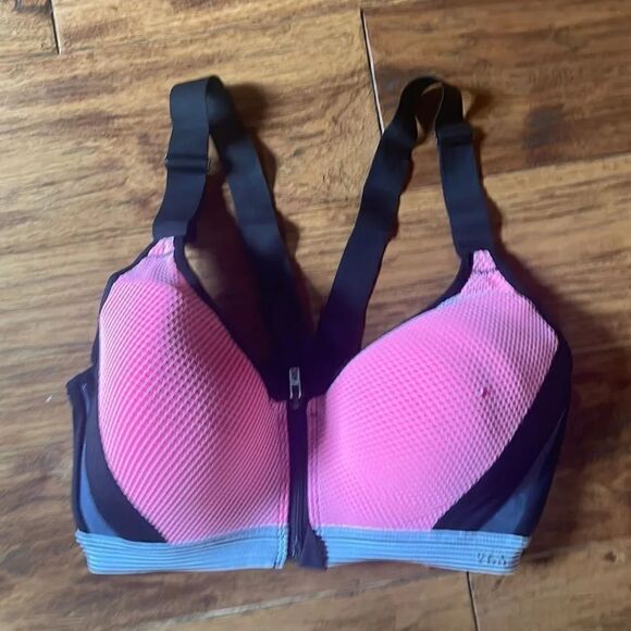 Victoria's Secret Other - Victoria Secret front zip sexy mesh Sports Bra